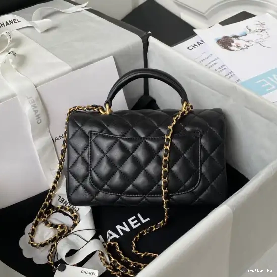 Firstbag Ru TOP FLAP WITH BAG HANDLE-20*12*6cm CHANEL 0702